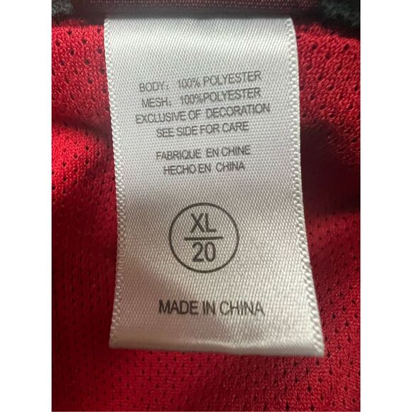 Jordan boys Windbreaker Jacket Sz XL (20) Black/White - Picture 4 of 6